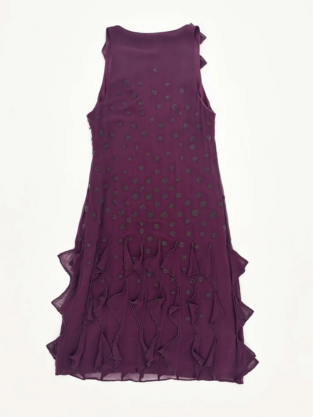 VIVIENNE TAM ・DRESS シルク　ヴィンテージ Vivienne Tam Dress, Size M: Intricate Artwork